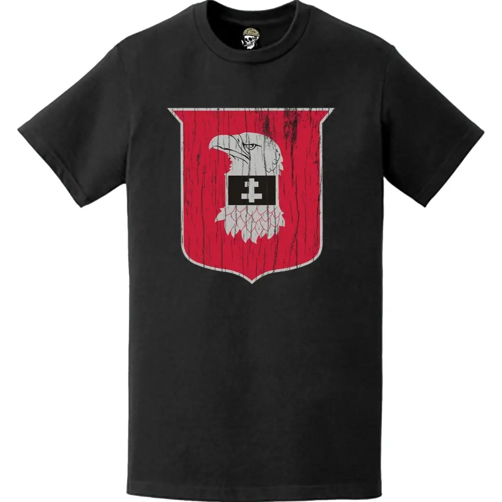 Distressed 24th Engineer Battalion Logo Emblem T-Shirt Tactically Acquired   