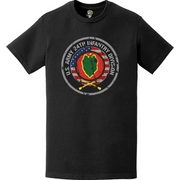 Distressed 24th Infantry Division (24th ID) Crossed Infantry Rifles T-Shirt Tactically Acquired   