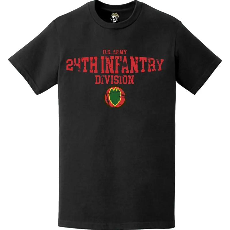 Distressed 24th Infantry Division Logo T-Shirt