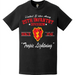 Distressed 25th Infantry Division "Tropic Lighting" Since 1941 U.S. Army Unit Legacy T-Shirt Tactically Acquired   