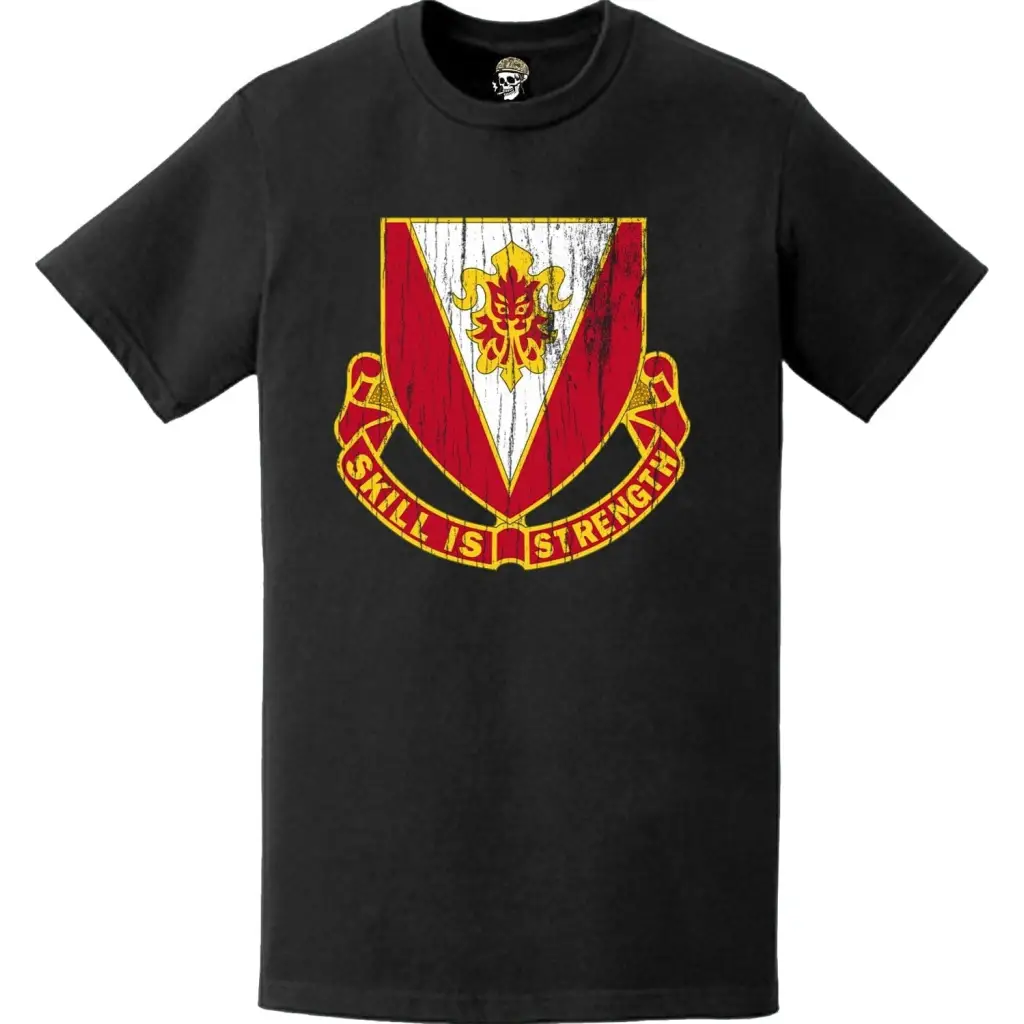 Distressed 293rd Engineer Battalion Logo Emblem T-Shirt Tactically Acquired   