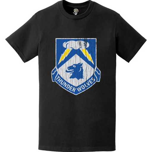 Distressed 297th Cavalry Regiment Logo Emblem T-Shirt Tactically Acquired   