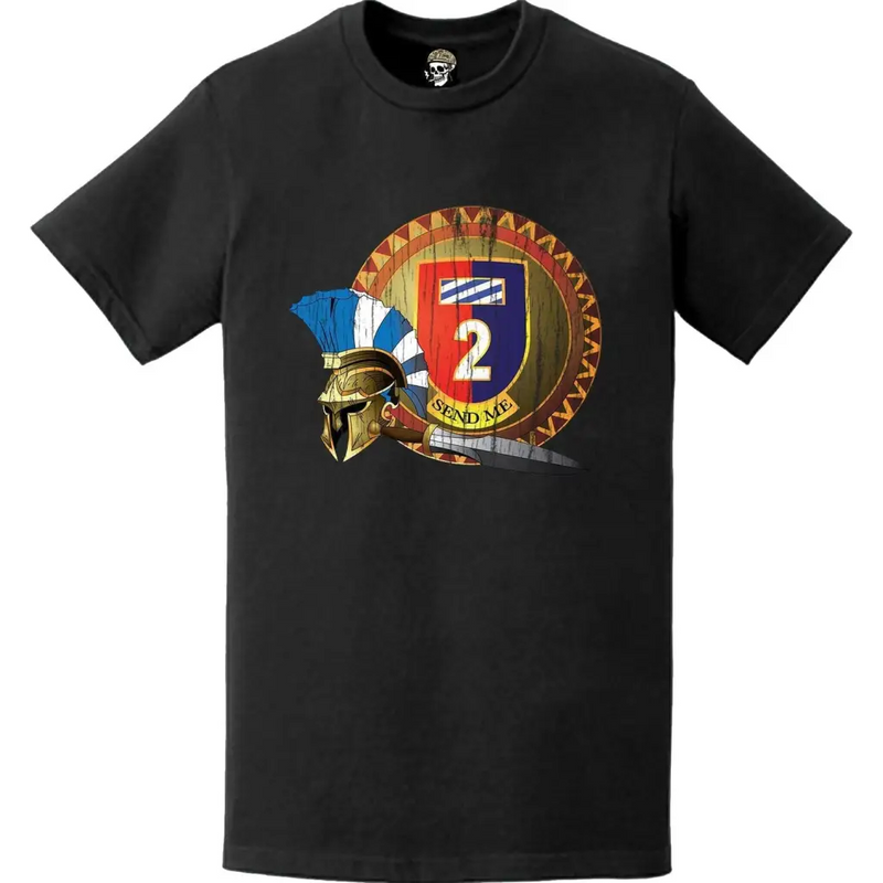 Distressed 2nd ABCT, 3rd Infantry Division "Spartans" Logo Emblem T-Shirt