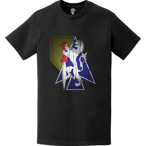 Distressed 2nd Armored Brigade Combat Team (2ABCT) 1st Infantry Division "Dagger Brigade" Logo T-Shirt Tactically Acquired   