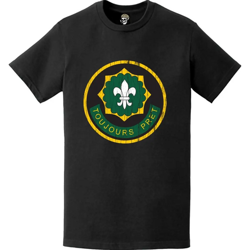 Distressed 2nd Cavalry Regiment SSI Logo T-Shirt Tactically Acquired   