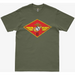 Distressed 2nd MAW Logo Military Green T-Shirt Tactically Acquired   