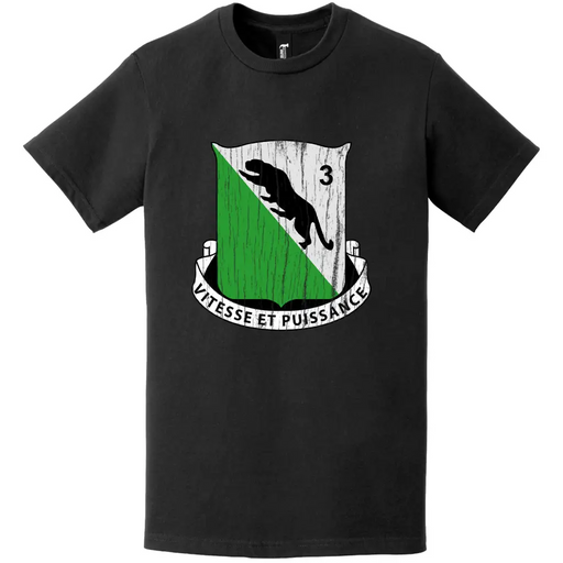 Distressed 3-69 Armor Regiment DUI Logo Emblem T-Shirt Tactically Acquired   