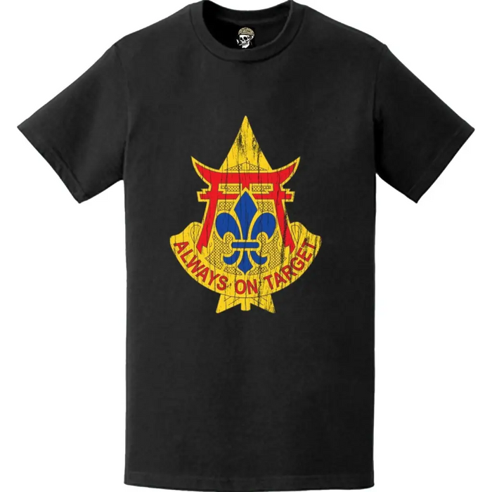 Distressed 30th Air Defense Artillery Brigade Emblem Logo T-Shirt Tactically Acquired   