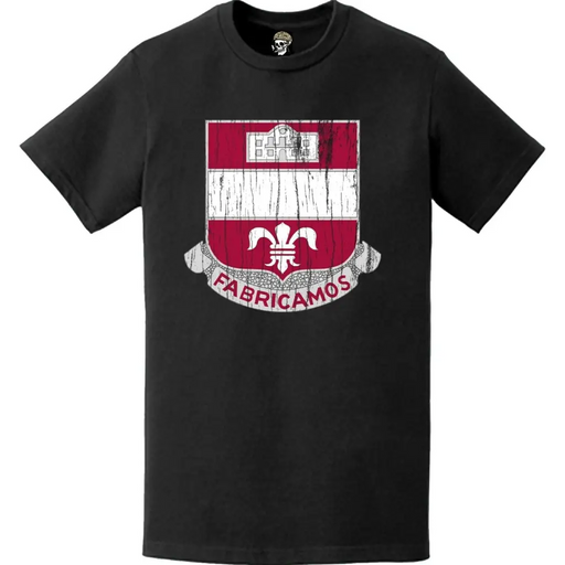 Distressed 315th Engineer Battalion Logo Emblem Unit Crest T-Shirt Tactically Acquired   