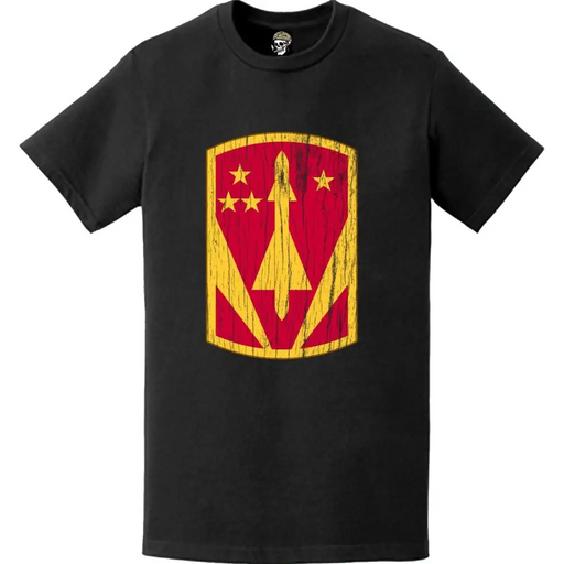 Distressed 31st Air Defense Artillery Brigade Emblem Logo T-Shirt Tactically Acquired   