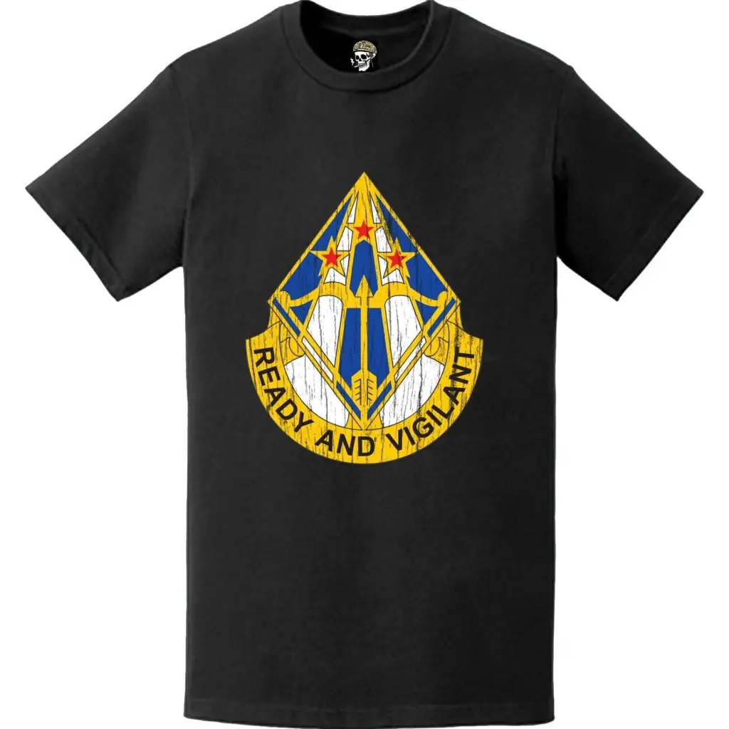 Distressed 31st Air Defense Artillery Brigade Logo T-Shirt Tactically Acquired   