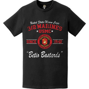 Distressed 3/2 Marines Since 1942 USMC Unit Legacy T-Shirt Tactically Acquired   
