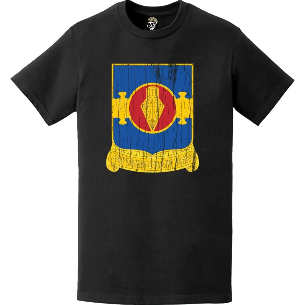 Distressed 326th Airborne Engineer Battalion Logo Emblem T-Shirt Tactically Acquired   