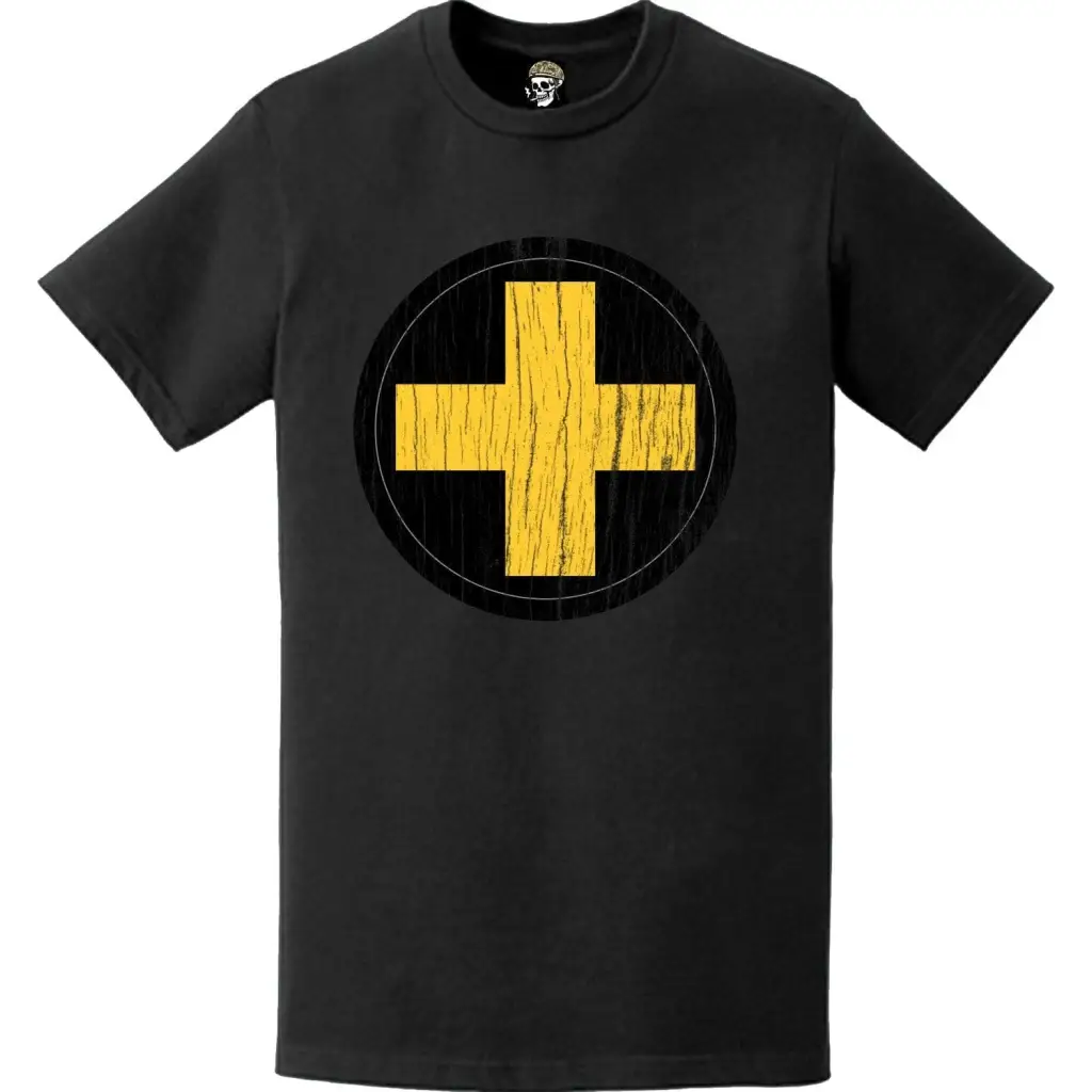 Distressed 33rd Infantry Division (33rd ID) SSI Logo Crest T-Shirt Tactically Acquired   