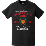 Distressed 3/4 Marines 'Darkside' Since 1941 Legacy T-Shirt Tactically Acquired   