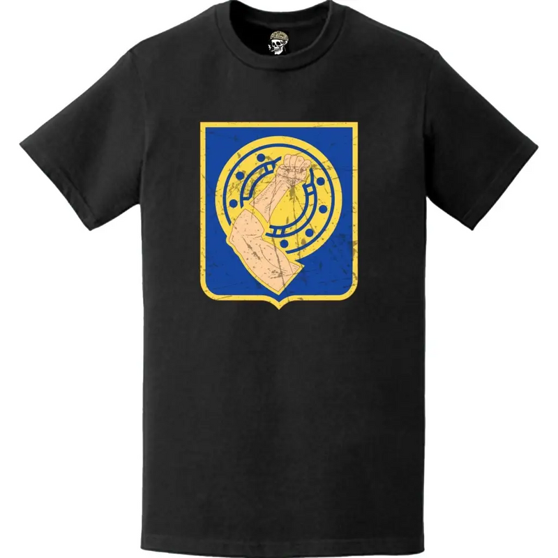 Distressed 34th Armor Regiment Logo Emblem Crest T-Shirt