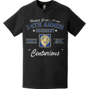 Distressed 34th Armor Regiment "Centurions" Since 1941 Legacy T-Shirt Tactically Acquired   