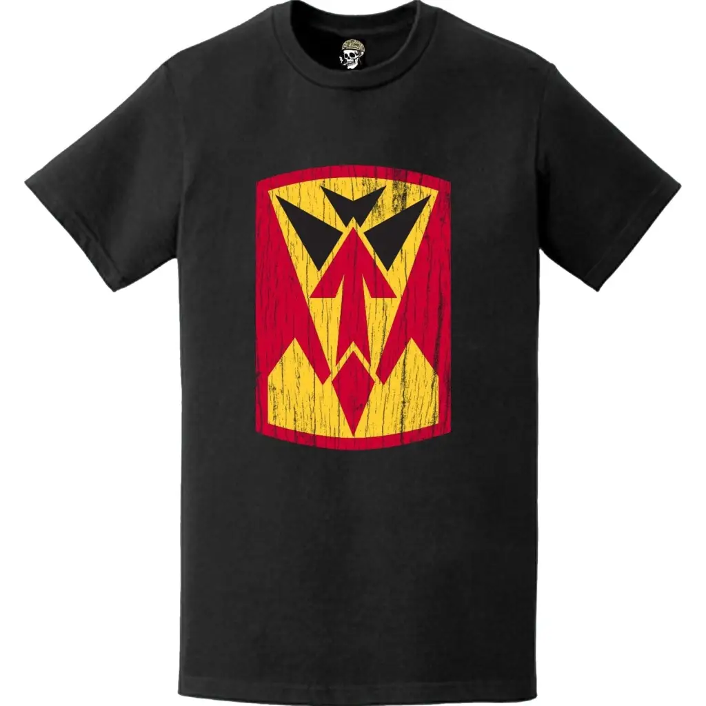 Distressed 35th Air Defense Artillery Brigade Emblem Logo T-Shirt Tactically Acquired   