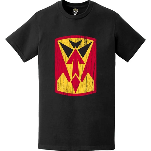 Distressed 35th Air Defense Artillery Brigade Emblem Logo T-Shirt Tactically Acquired   