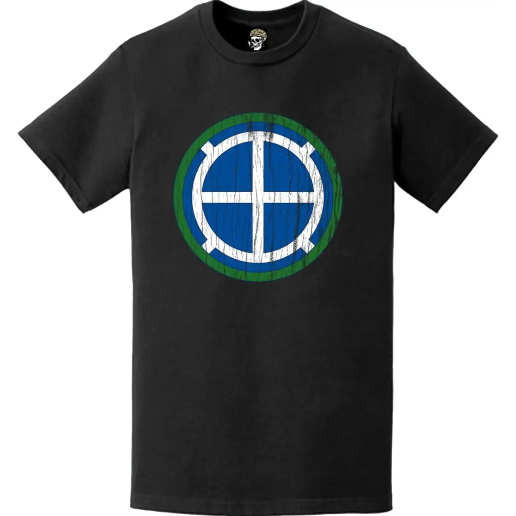 Distressed 35th Infantry Division (35th ID) SSI Logo Crest T-Shirt Tactically Acquired   