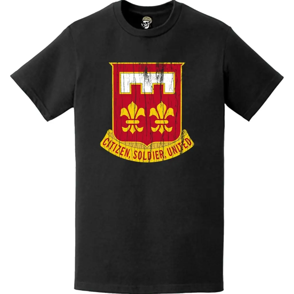 Distressed 367th Engineer Battalion Logo Emblem T-Shirt Tactically Acquired   