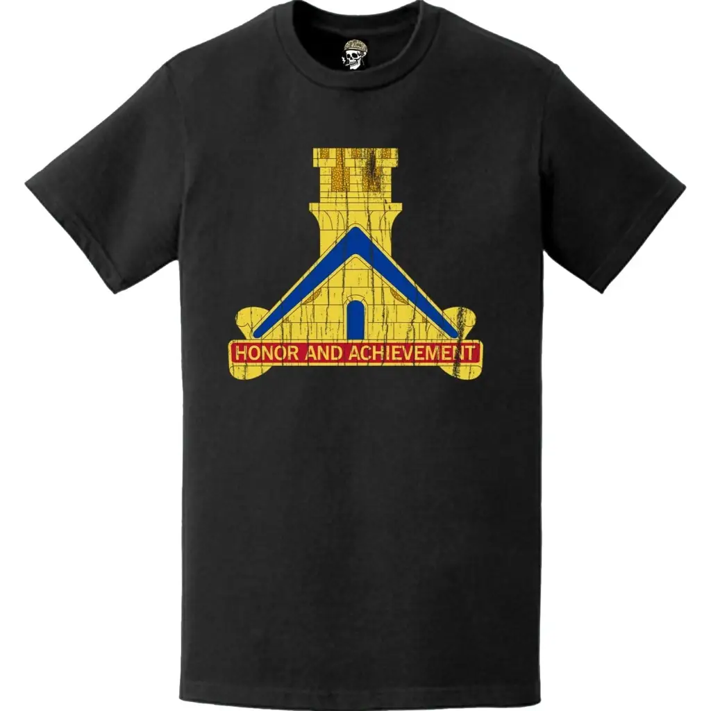 Distressed 379th Engineer Battalion Logo Emblem T-Shirt Tactically Acquired   
