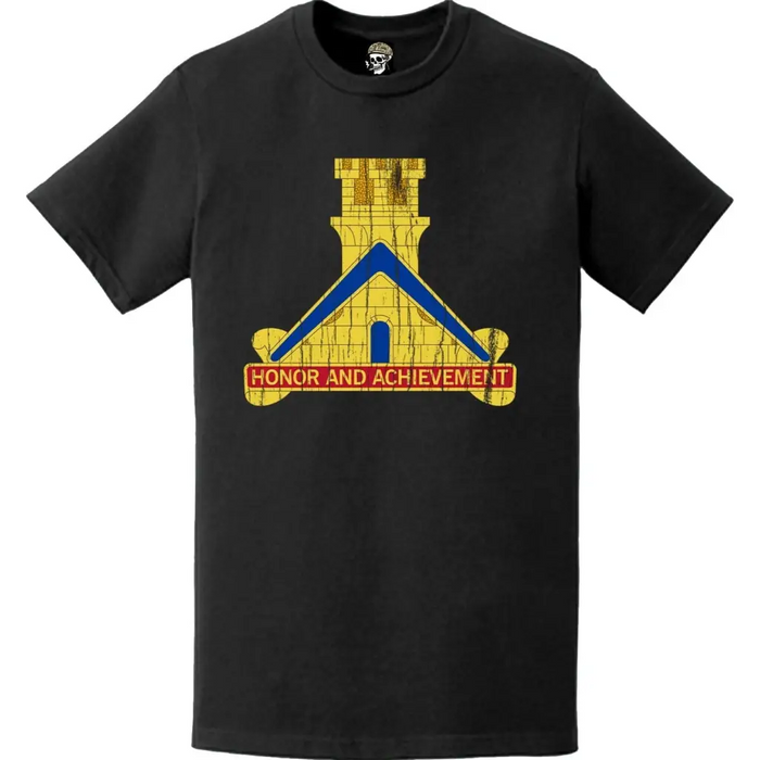 Distressed 379th Engineer Battalion Logo Emblem T-Shirt Tactically Acquired   