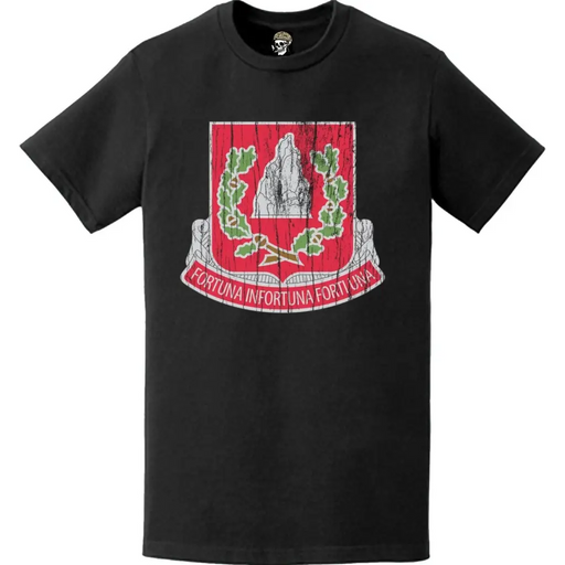 Distressed 37th Engineer Battalion Logo Emblem T-Shirt Tactically Acquired   