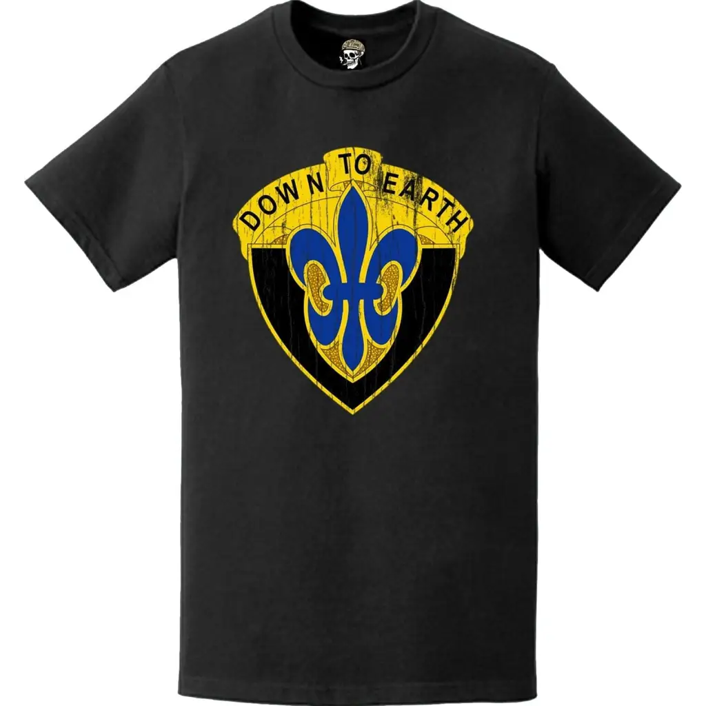 Distressed 389th Engineer Battalion Logo Emblem T-Shirt Tactically Acquired   