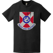 Distressed 391st Engineer Battalion Logo Emblem T-Shirt Tactically Acquired   