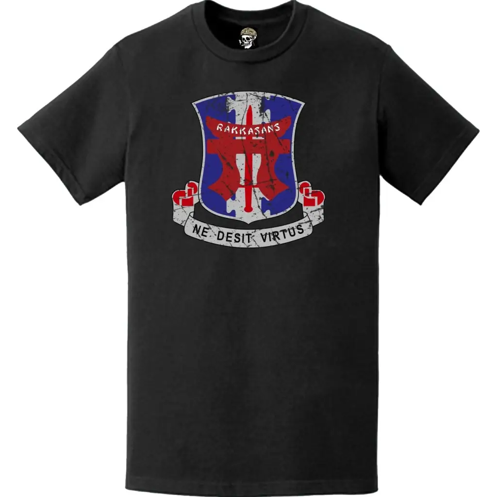 Distressed 3rd Brigade Combat Team (BCT) "Rakkasan" 101st Airborne Division T-Shirt Tactically Acquired   