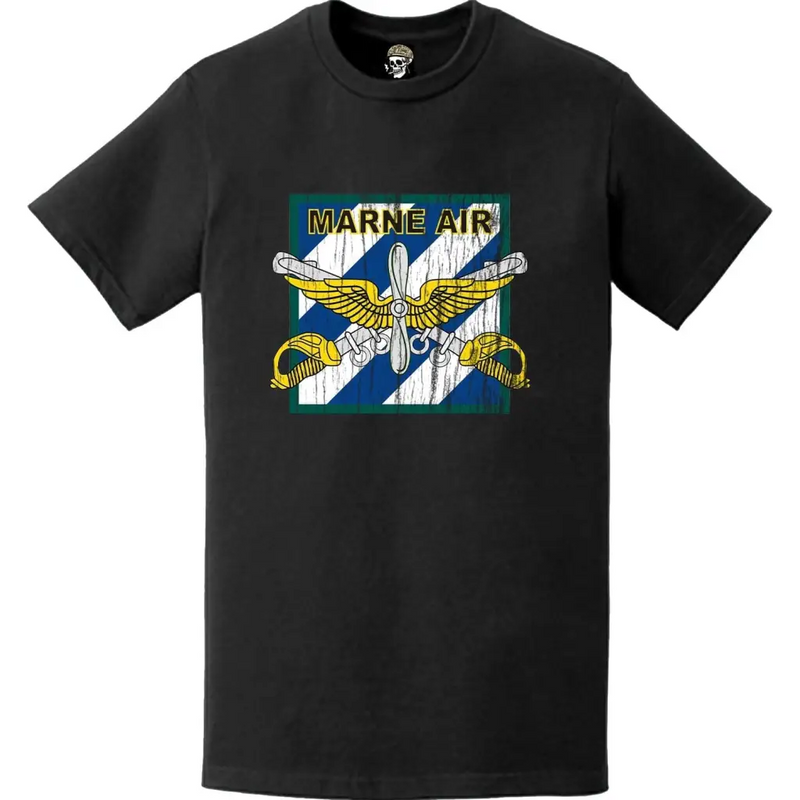 Distressed 3rd CAB "Falcons" Logo Emblem T-Shirt