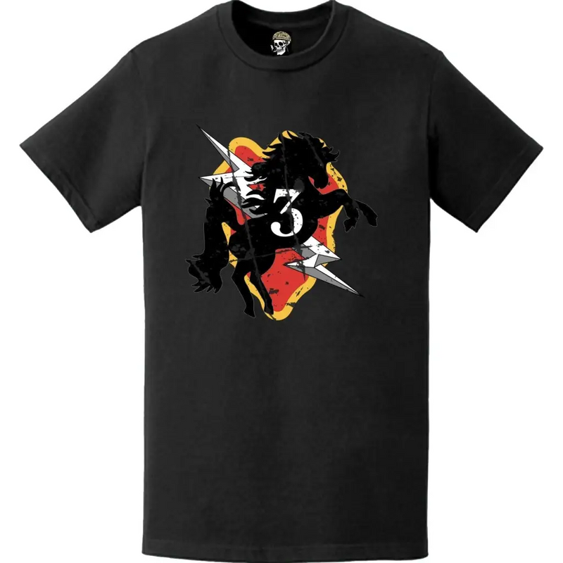 Distressed 3rd IBCT, 25th ID "Broncos" Logo Emblem T-Shirt