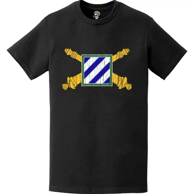 Distressed 3rd ID DIVARTY "Marne Thunder" Logo Emblem T-Shirt