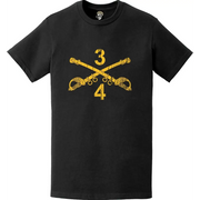 Distressed 4-3 CAV "Longknife" Sabers T-Shirt Tactically Acquired   