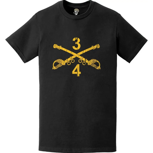 Distressed 4-3 CAV "Longknife" Sabers T-Shirt Tactically Acquired   