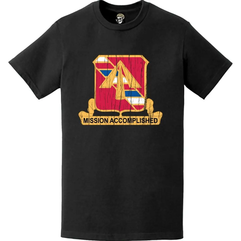 Distressed 41st Field Artillery Regiment Emblem Crest T-Shirt