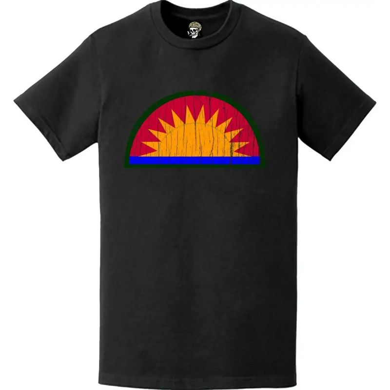 Distressed 41st Infantry Division (41st ID) SSI Logo Crest T-Shirt