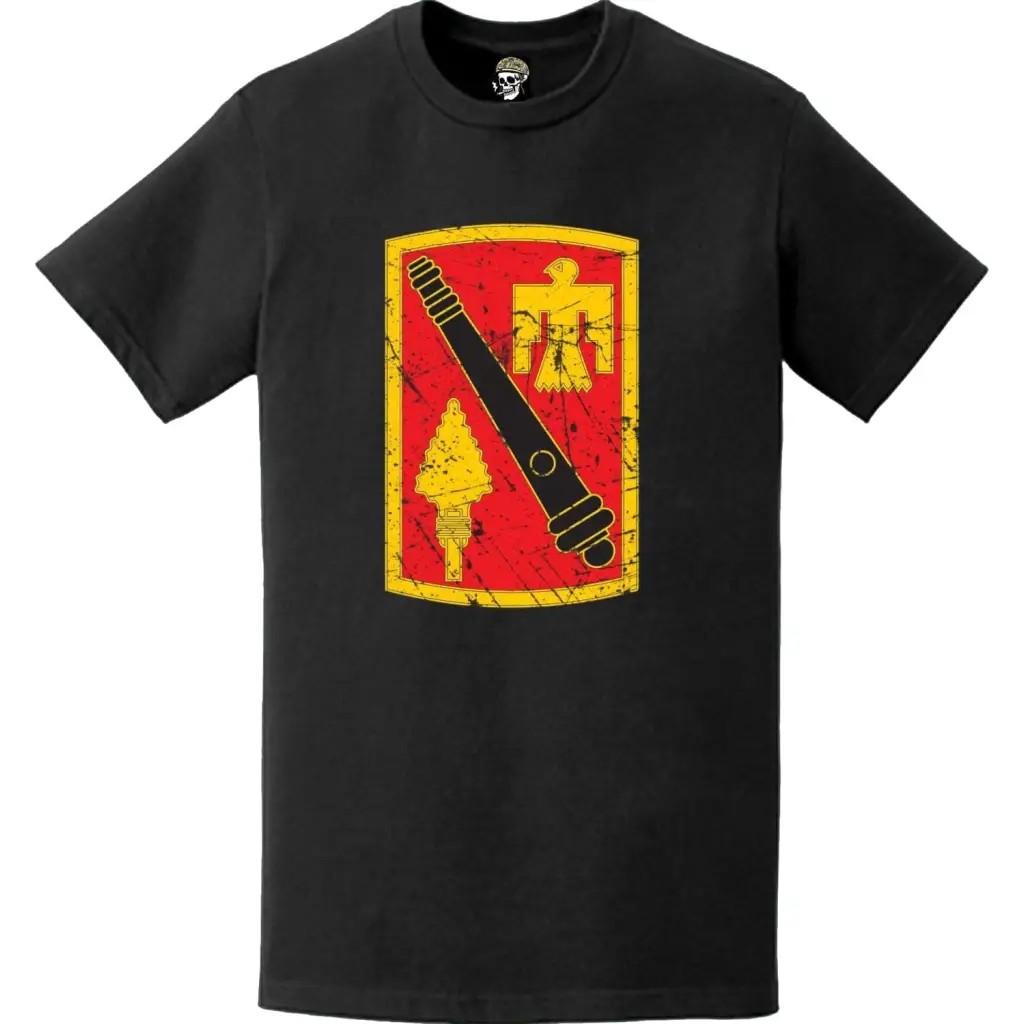 Distressed 45th Field Artillery Brigade T-Shirt Tactically Acquired   