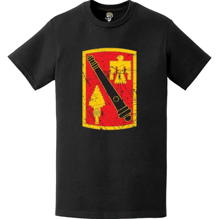 Distressed 45th Field Artillery Brigade T-Shirt Tactically Acquired   