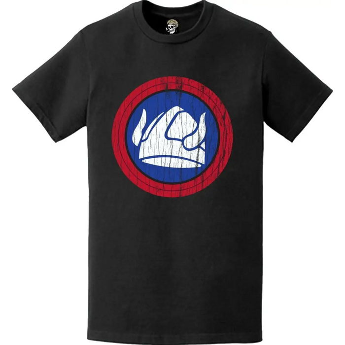 Distressed 47th Infantry Division (47th ID) SSI Logo Crest T-Shirt Tactically Acquired   