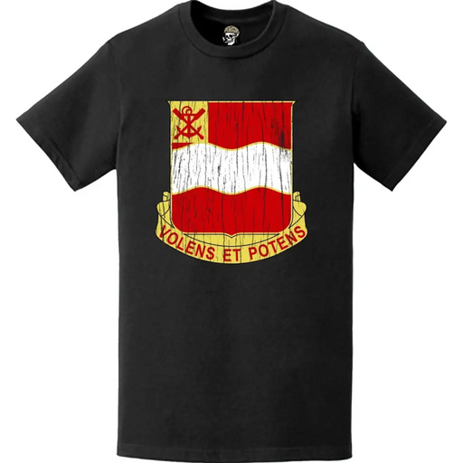 Distressed 4th Engineer Battalion Logo Emblem T-Shirt Tactically Acquired   