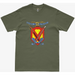 Distressed 4th Marine Regiment Logo Emblem Military Green T-Shirt Tactically Acquired   