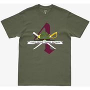 4th Recruit Training Battalion (4th RTB) Military Green T-Shirt Tactically Acquired   
