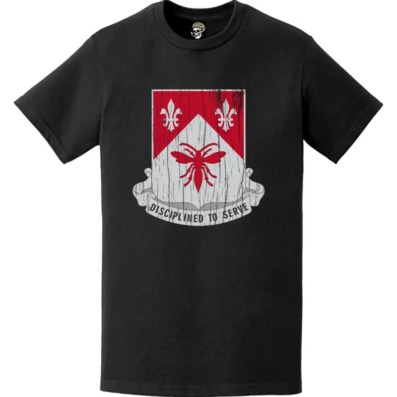 Distressed 505th Engineer Battalion Logo Emblem T-Shirt