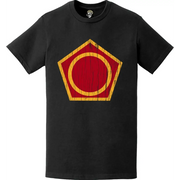 Distressed 50th Infantry Division (50th ID) SSI Logo Crest T-Shirt Tactically Acquired   