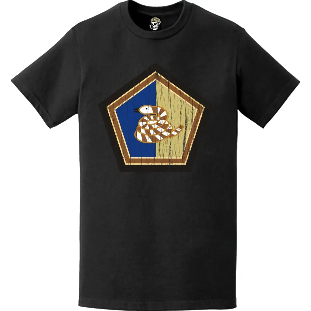 Distressed 51st Infantry Division (51st ID) SSI Logo Crest T-Shirt Tactically Acquired   
