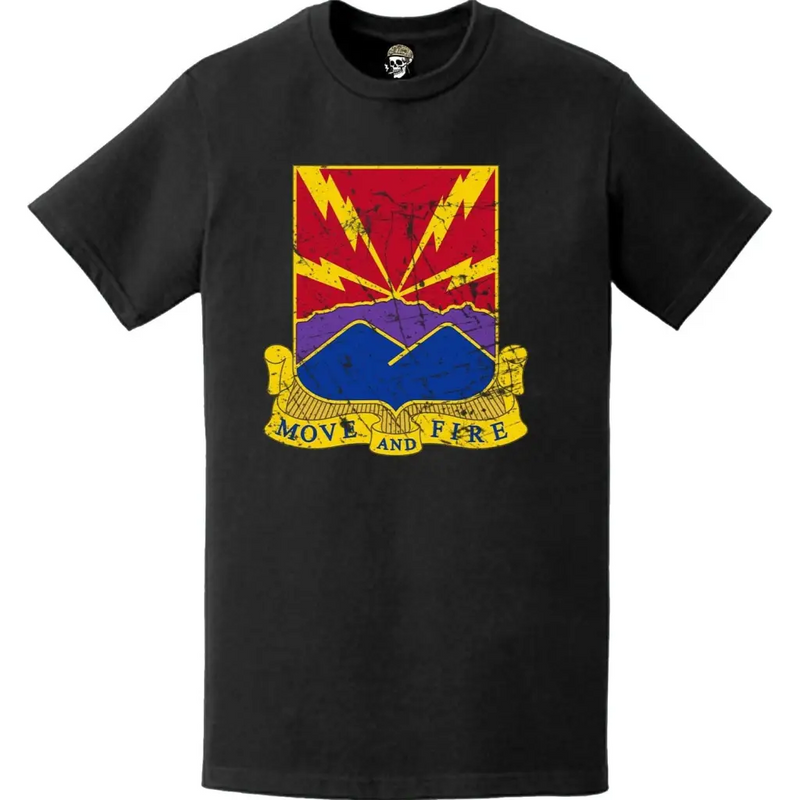 Distressed 593rd Field Artillery Battalion T-Shirt