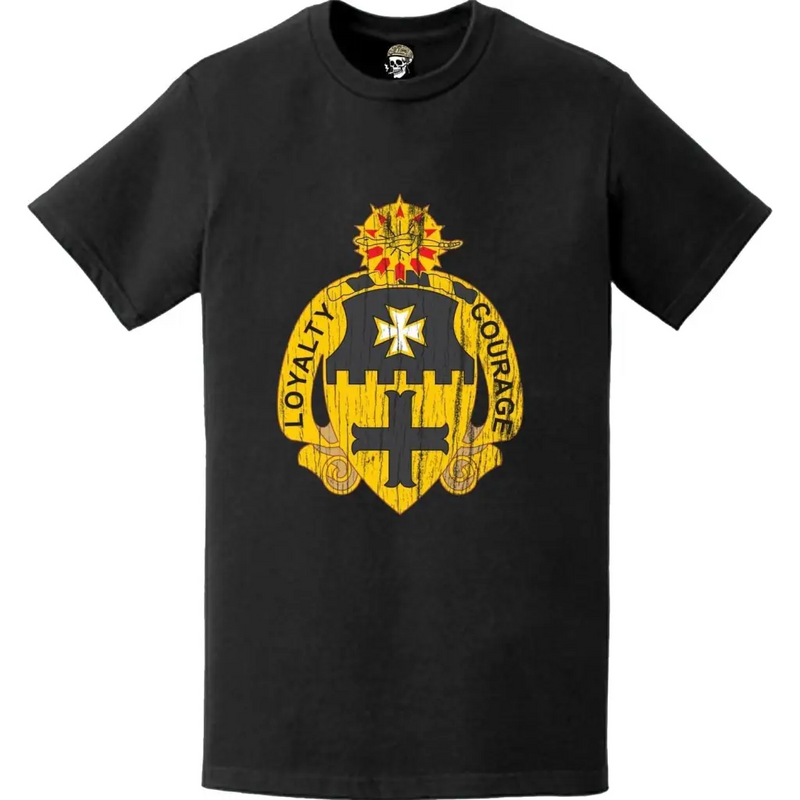 Distressed 5th Cavalry Regiment Logo Emblem T-Shirt