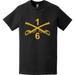 Distressed 6-1 CAV Regiment Crossed Sabers T-Shirt Tactically Acquired   